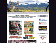 Tablet Screenshot of bighornoutdoors.com